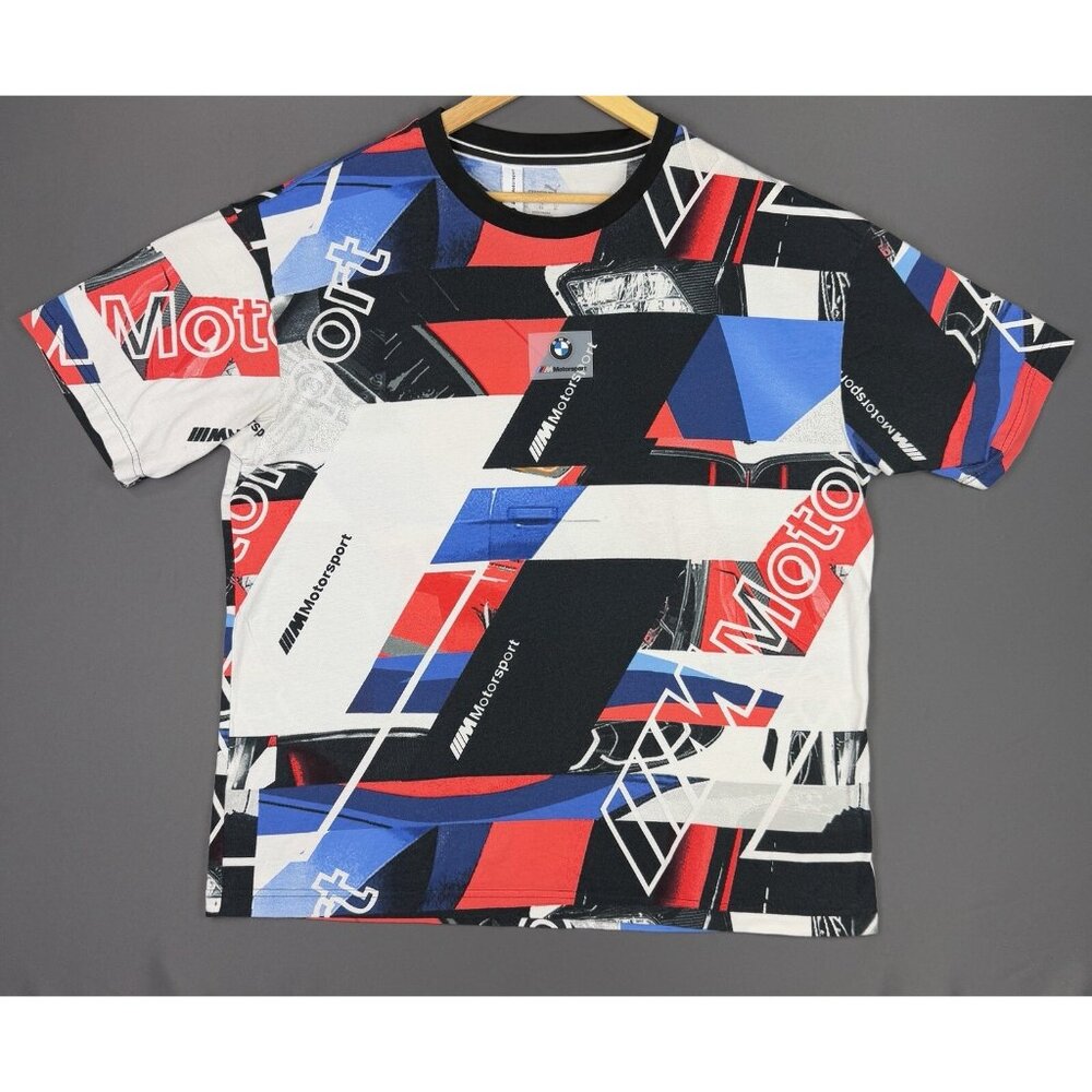 BMW Motorsport x Puma Sport AOP Sports Car Shirt Collab XL Multicolor